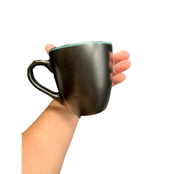 Bass Pro Shops Cabin Mug 12 Oz Black White Green Outdoors Camping Mountains - Picture 4 of 8